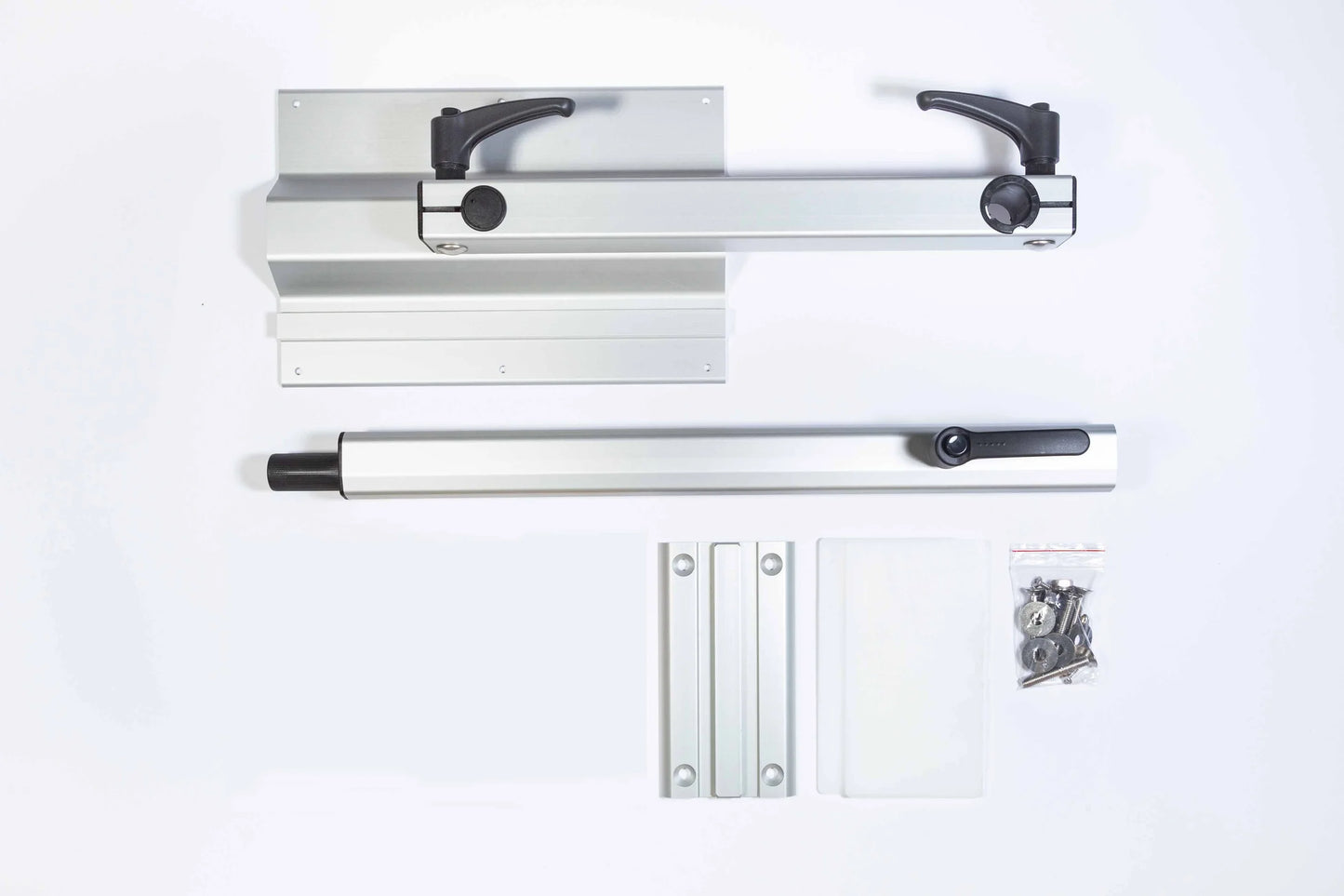 Lagun Tischgestell Set mit 400mm Tischbein - Silber