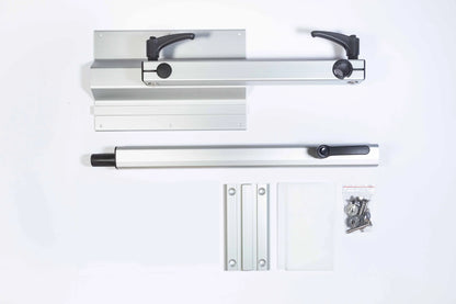 Lagun Tischgestell Set mit 400mm Tischbein - Silber