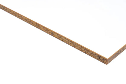 Ponga tabletop, oak-look poplar plywood - simply coated, including edges, 500 x 700 mm