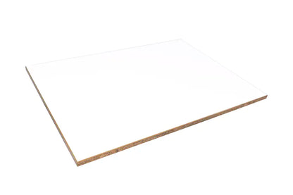 Ponga tabletop, oak-look poplar plywood - simply coated, including edges, 500 x 700 mm