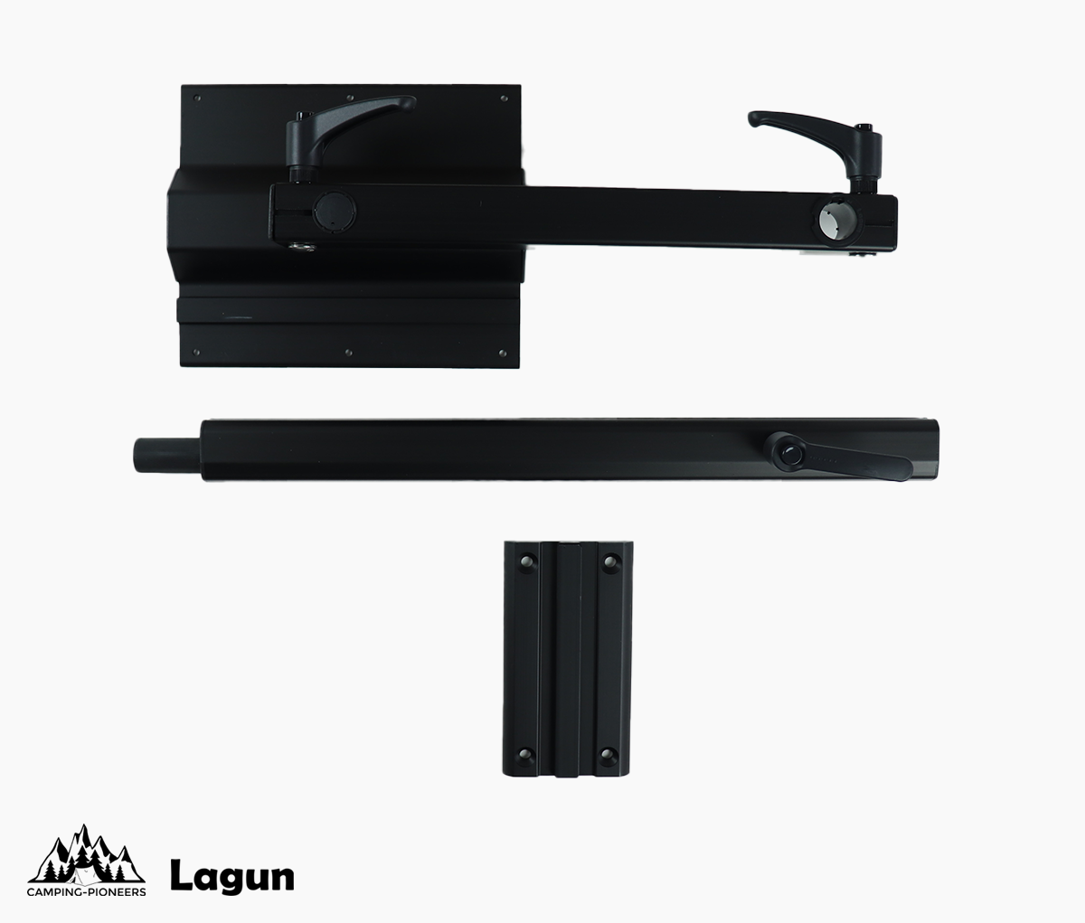 Lagun Tischgestell in Matt Schwarz Black Edition