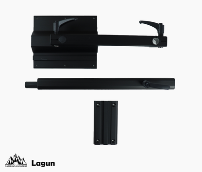 Lagun Tischgestell in Matt Schwarz Black Edition